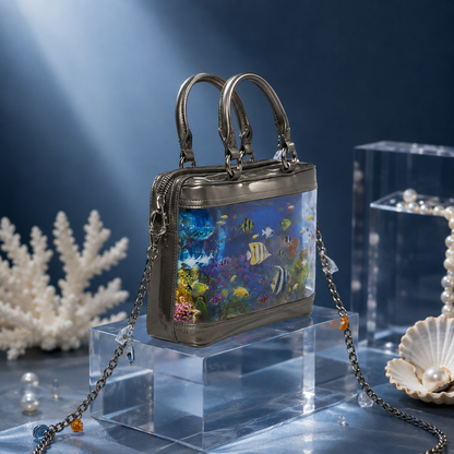 🌊🐠 Transparent Ocean Bag 💥 Carry a Little Piece of the Sea
