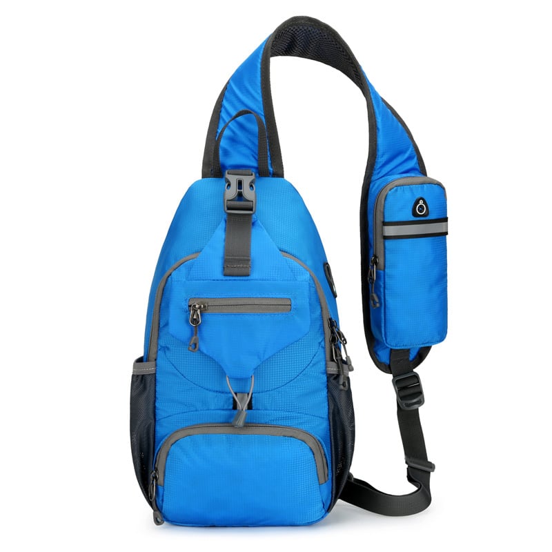 🔥50% OFF Foldable Crossbody Sling Bag | Multi-Pocket Travel & Hiking Chest Pack