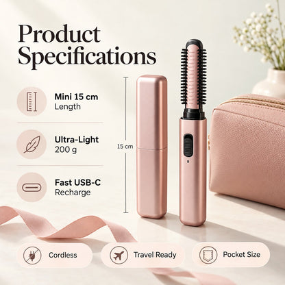 Ahlwocore cordless ceramic mini hair curler image 1