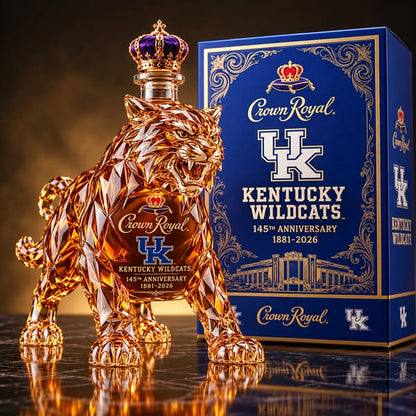 🔥POUR WITH PRIDE👑GO 'CATS 145th Anniversary Whiskey Bottle- Limited Edition🥃