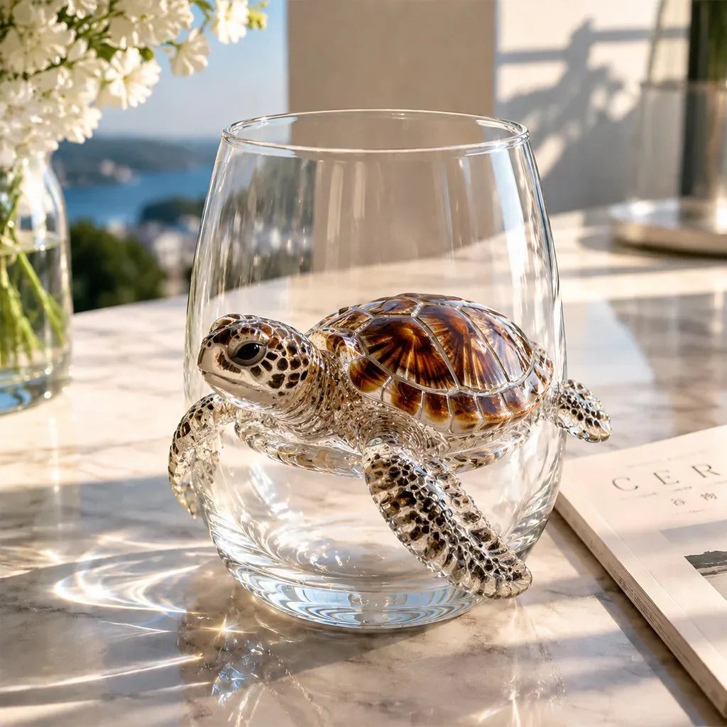 ⏰Sale Ends Today! 3D Hand-Blown Marine Glassware Up To 50% OFF