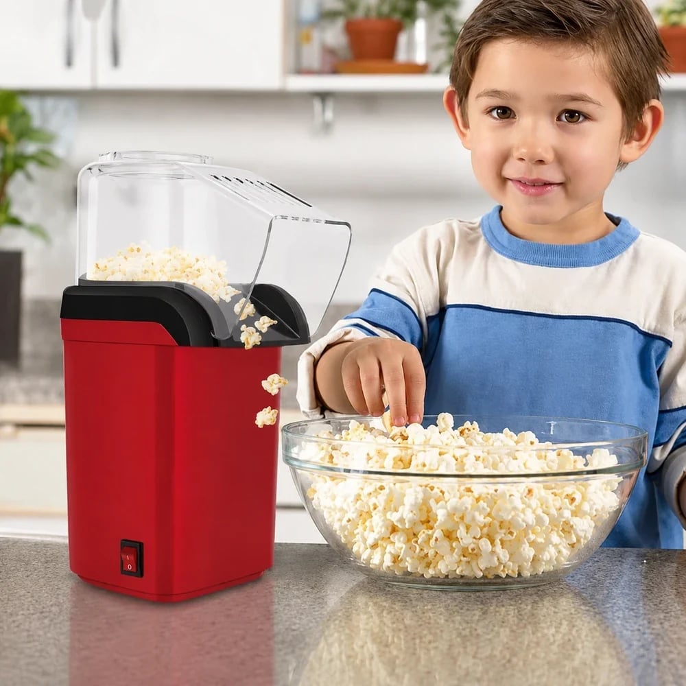 🔥Limited-Time Offer🍿 Fresh, Oil-Free Popcorn in 2 Minutes with an Electric Air Popper
