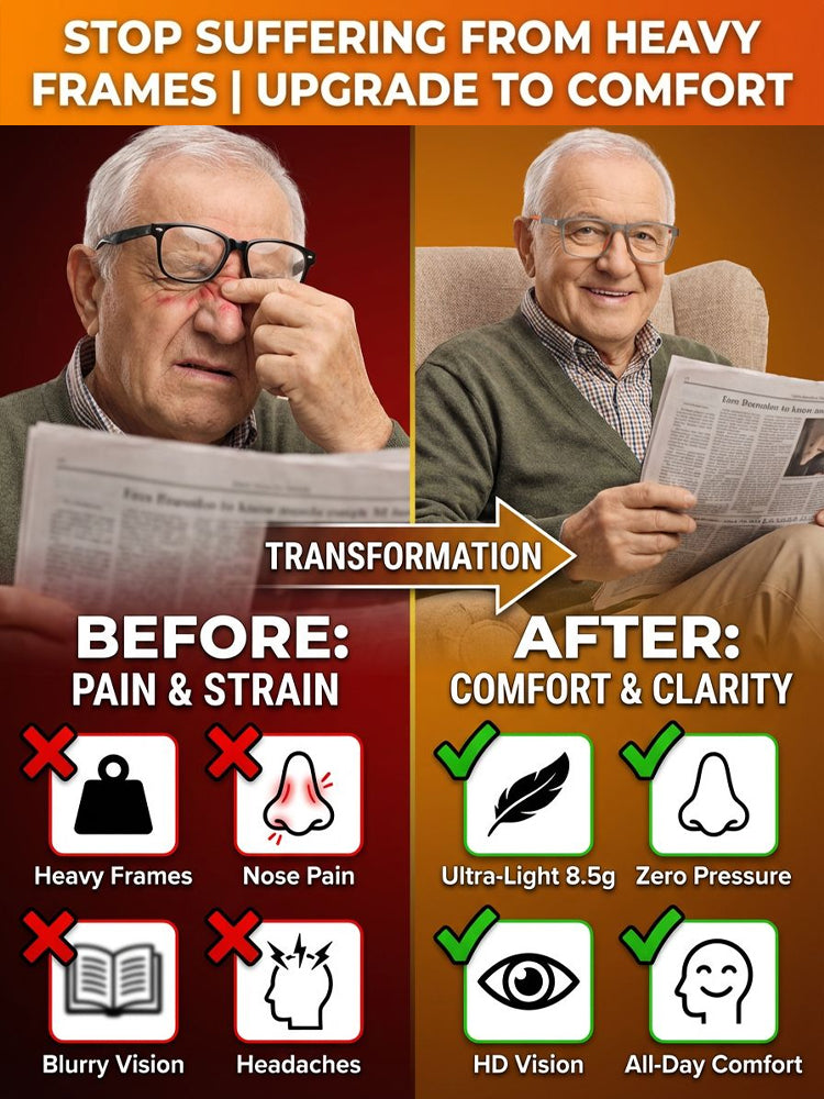 👓✨ Smart zoom photosensitive glasses, one pair covers both near and far vision with no need to switch other glasses. Built-in smart sensor auto-tints outdoors and turns into professional sunglasses in seconds 🕶️.