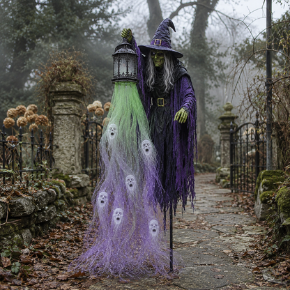 🔥49% OFF Today  🎁💀 Halloween Haunted Yard Lights – Solar Spirit Character Collection👻