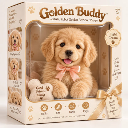 🐕🐾 Golden Buddy Realistic Robot Golden Retriever Puppy