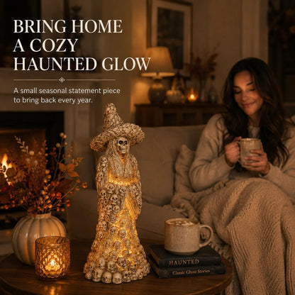 ⚠️Going Fast! Skeleton Witch Light‑Up Ornament | 47% Off Halloween Flash Sale