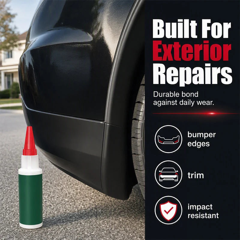 🚗 Automotive Plastic Bumper Repair Adhesive – 20ml Precision Glue for Cracks, Trim & Exterior Repairs