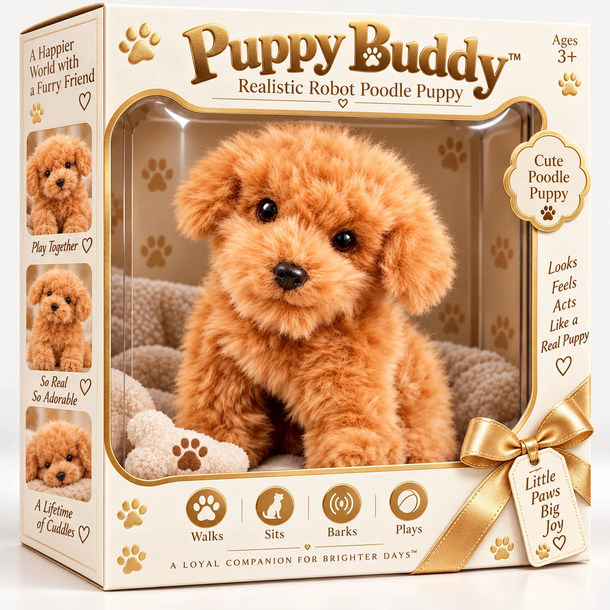 🐕🐾 Golden Buddy Realistic Robot Golden Retriever Puppy