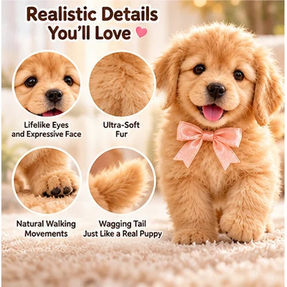 🐕🐾 Golden Buddy Realistic Robot Golden Retriever Puppy