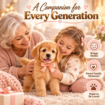 🐕🐾 Golden Buddy Realistic Robot Golden Retriever Puppy