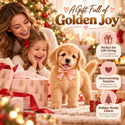 🐕🐾 Golden Buddy Realistic Robot Golden Retriever Puppy
