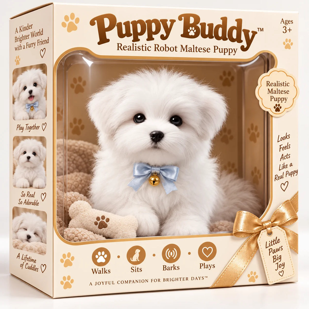 🐕🐾 Golden Buddy Realistic Robot Golden Retriever Puppy