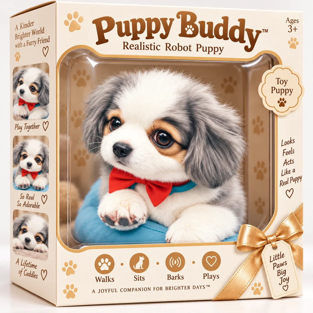 🐕🐾 Golden Buddy Realistic Robot Golden Retriever Puppy