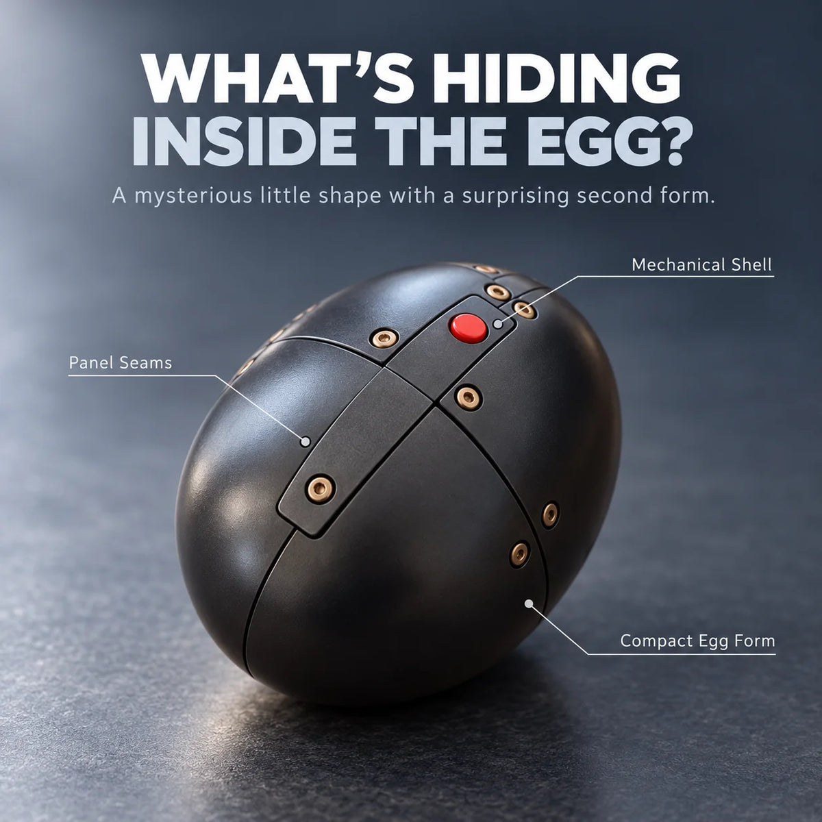 🥚2-in-1 Transforming Mechanical Egg – 🐉Dragon, Phoenix & Winged Unicorn