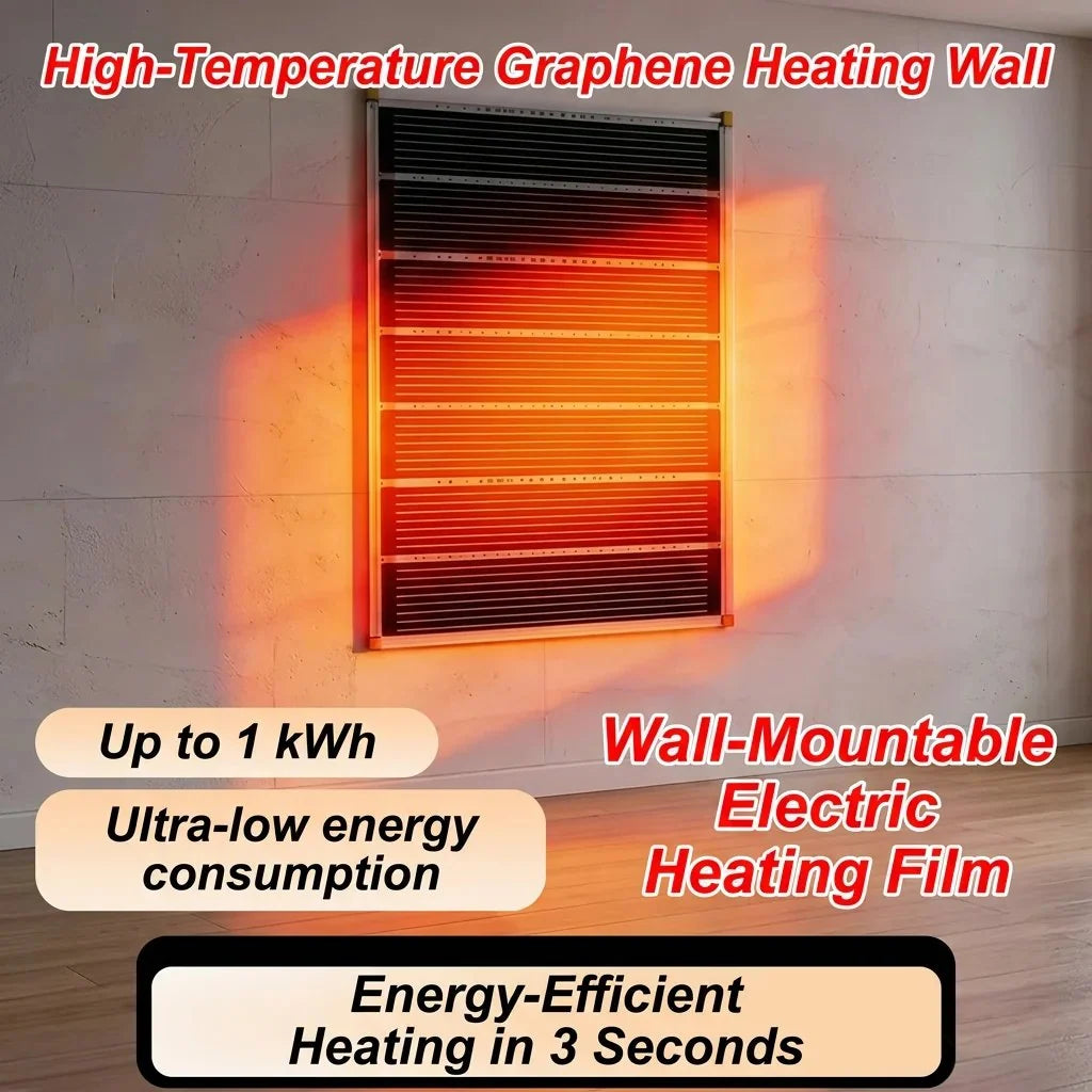 ⚡ 3-S Rapid Heating🔥 Upgraded Far-Infrared Ceramic Wall Heater – Energy Efficient,Low Noise & Quiet Comfort🔥✨