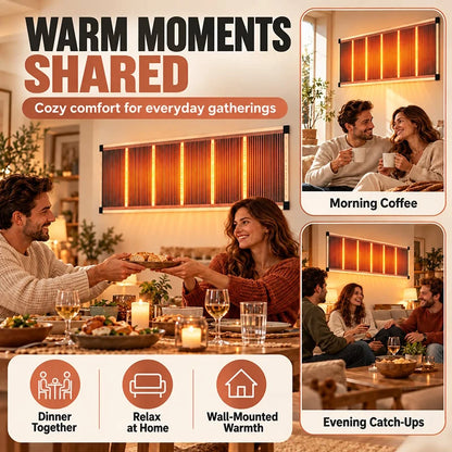 ⚡ 3-S Rapid Heating🔥 Upgraded Far-Infrared Ceramic Wall Heater – Energy Efficient,Low Noise & Quiet Comfort🔥✨