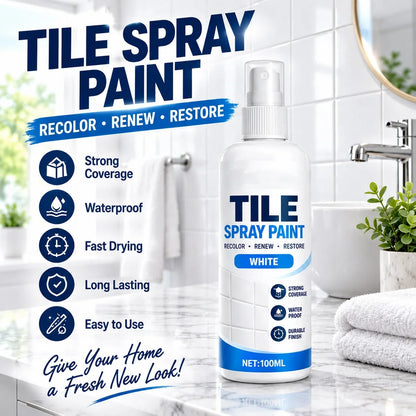 🎨 Tile Renewal Spray Paint |Refresh Compatible Tile & Household Surfaces