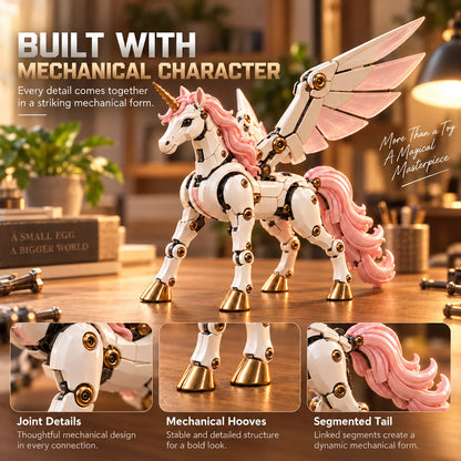 🥚2-in-1 Transforming Mechanical Egg – 🐉Dragon, Phoenix & Winged Unicorn