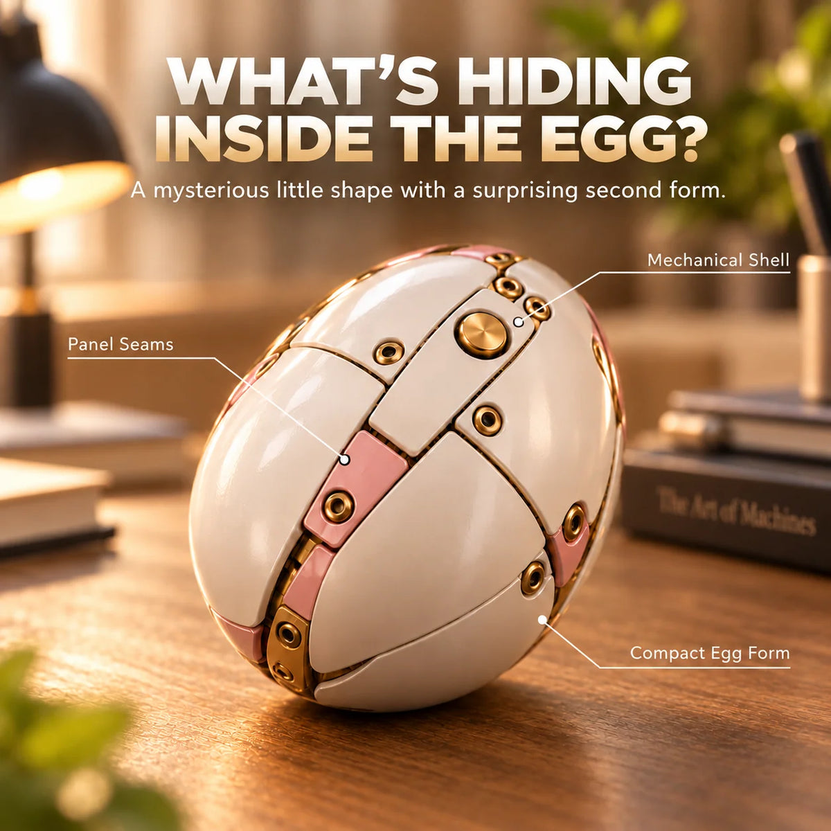 🥚2-in-1 Transforming Mechanical Egg – 🐉Dragon, Phoenix & Winged Unicorn