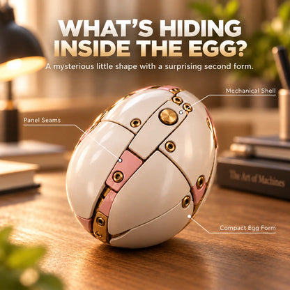 🥚2-in-1 Transforming Mechanical Egg – 🐉Dragon, Phoenix & Winged Unicorn
