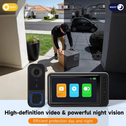 🚪X8 WiFi-Free Video Doorbell Kit— No App or Home Wi-Fi