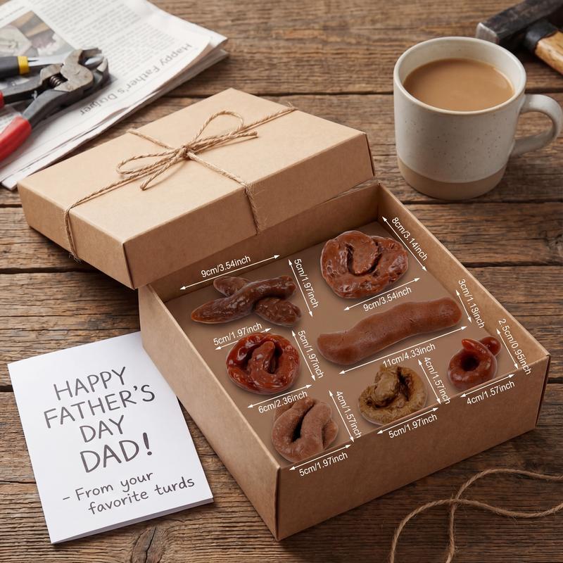 😂💩7-Piece Realistic Fake Poop Prank Set – Funny Gag Gift