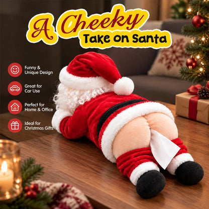 ✨🎁Funny Santa Butt Tissue Box Holder – Cheeky Christmas Decor & Gag Gift