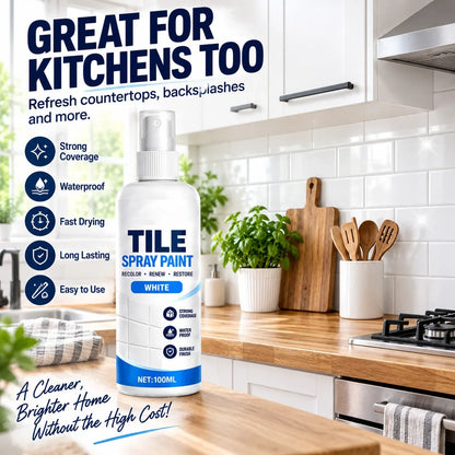 🎨 Tile Renewal Spray Paint |Refresh Compatible Tile & Household Surfaces