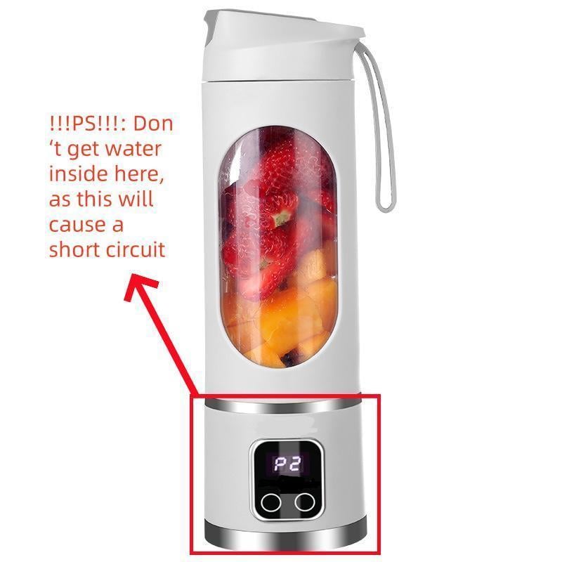 🍹 Portable Smoothie Blender – Smart LED Display & USB Rechargeable Design