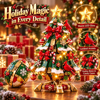 🔥 LAST DAY 49% OFF 🔥 Egg-to-Christmas Tree Magical Transforming Toy – Cardinal Christmas Tree Holiday Gift 🎄🎁✨