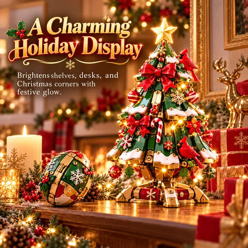 🔥 LAST DAY 49% OFF 🔥 Egg-to-Christmas Tree Magical Transforming Toy – Cardinal Christmas Tree Holiday Gift 🎄🎁✨