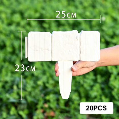 🌿🪨Create Stunning Garden Borders! Imitation Stone DIY Garden Edging Fence