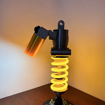 🎁Father's Day Limited Sale🔥Inspired Suspension Shock Absorber Lamp - Adjustable LED Light for Gamers & Car Enthusiasts