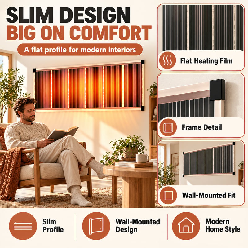 Honeycomb heating structure illustration