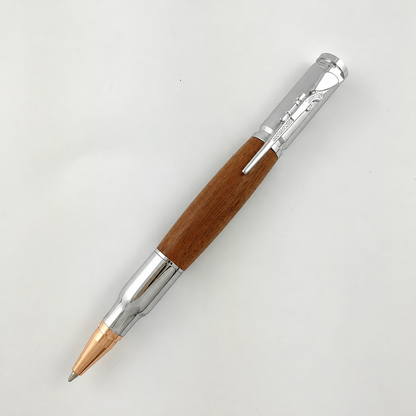 🖊️ Box Elder Burl Bolt-Action Pen – Hand-Finished Wooden Writing Pen