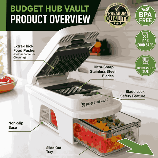 🔪One Tool For Your Whole Meal – ✨All‑in‑1 Food Chopper for Veggies, Meat and Fruit（15 items (including a peeler)