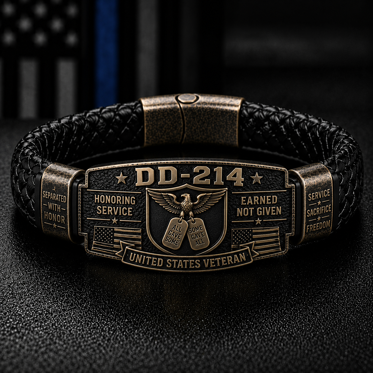 🎖️ Service Earned. Honor Worn🫡DD-214 Veteran Honor Bracelet