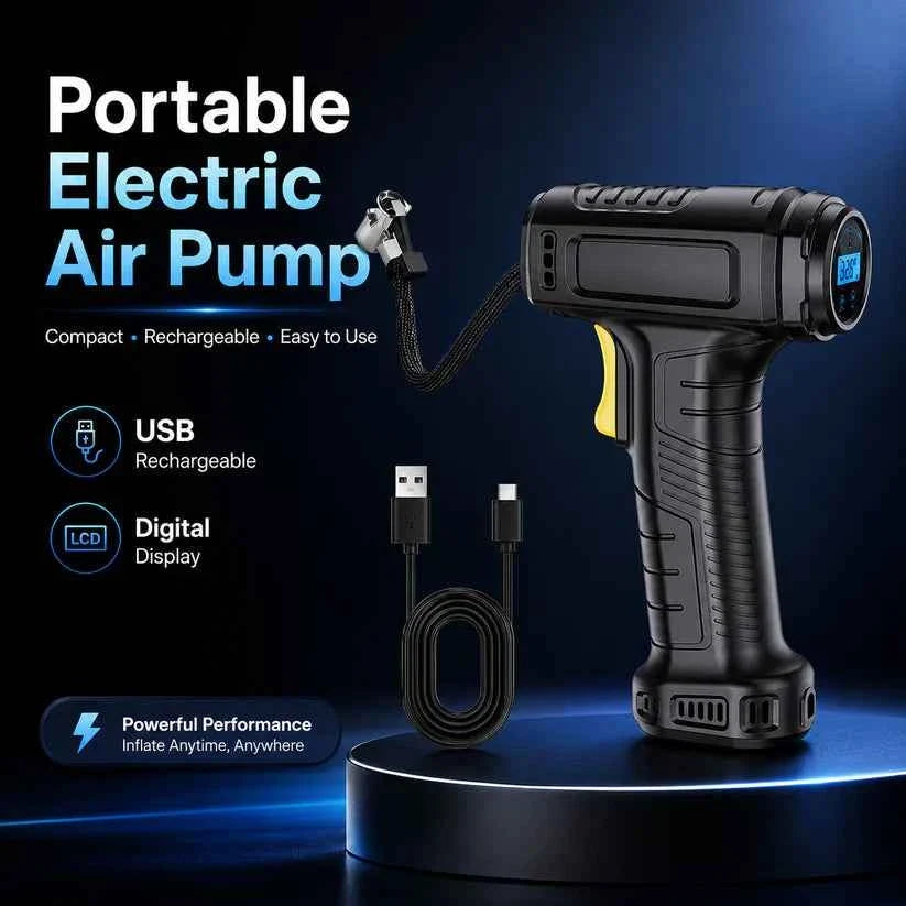 🔥HOT SALE 50%OFF🔥Portable Cordless Air Compressor with Digital Display
