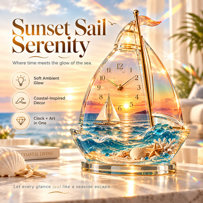 Ahlwocore illuminated coastal clock collection