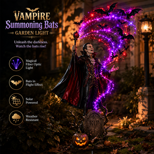 🎃🧛Today 49% OFF🦇Vampire Summoning Bats Garden Light