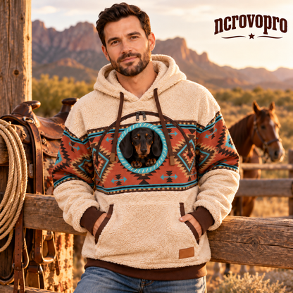 Ahlwocore Western pet pouch hoodie - Rodeo Rider XL