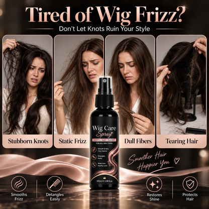 ✨ Multi-Purpose Wig Care Spray – 100ml Detangling & Styling Care for Wigs and Hairpieces