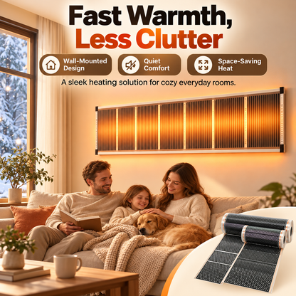 🏠Graphene Far-Infrared Wall Heater – Fast Radiant Heat & Space-Saving Design