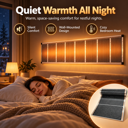 🔥 Wall-Mounted Electric Heating Panel – Slim Indoor Radiant Heater