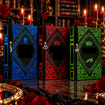 🖤 Gothic Collector Hardcover Trio – Blue, Crimson & Emerald Editions