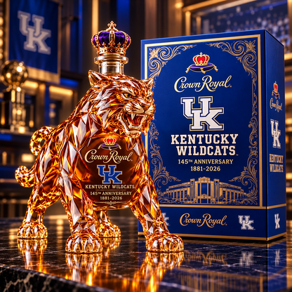 🔥POUR WITH PRIDE👑GO 'CATS 145th Anniversary Whiskey Bottle- Limited Edition🥃