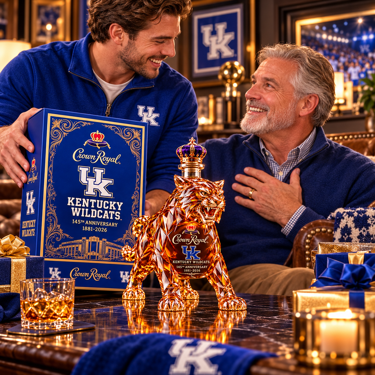 🔥POUR WITH PRIDE👑GO 'CATS 145th Anniversary Whiskey Bottle- Limited Edition🥃