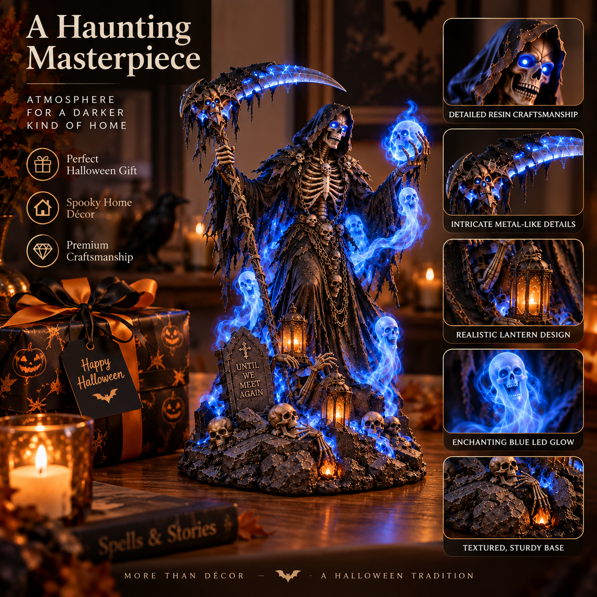 🎃 New Halloween Items Now Available-💀 Glowing Grim Reaper