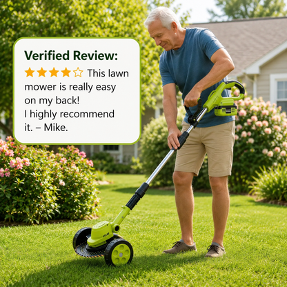 🔥FLASH SALE SAVE 55% OFF🌿21V 3-in-1 Cordless Trimmer Edger Mini Mower (2 Batteries Included)
