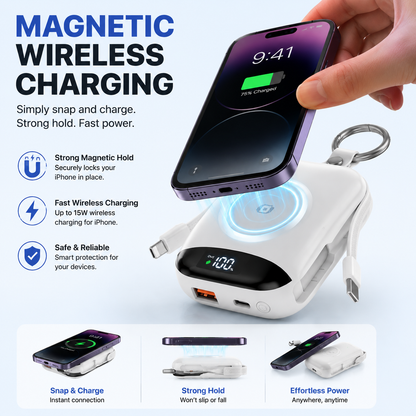 🔥 LAST DAY 50% OFF – 3-in-1 Magnetic Power Bank For iPhone, Apple Watch & AirPods